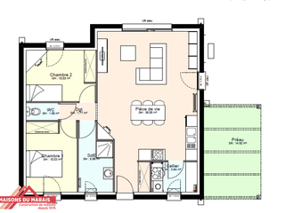 Vente maison 3 pièces