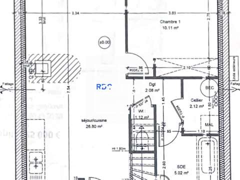 Vente maison 4 pièces