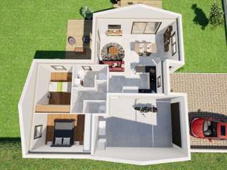 Vente maison 3 pièces