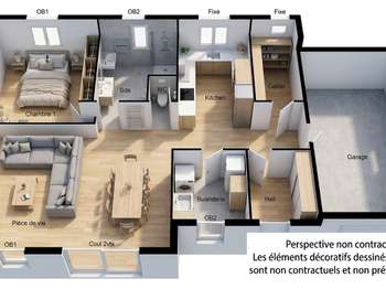 Vente maison 3 pièces Vente maison 3 pièces