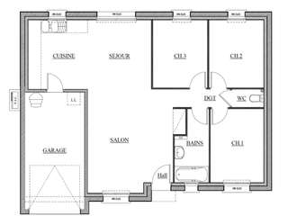 Vente maison 4 pièces