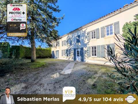 Vente maison 9 pièces Saint-Sever-de-Saintonge 17