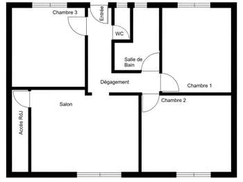 Vente Maison 3 chambresSaint-Sulpice-Des-Landes