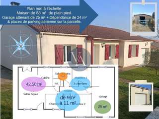 Vente maison 4 pièces Vente maison 4 pièces