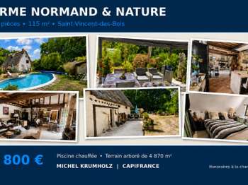 Vente maison 5 pièces Saint-Vincent-des-Bois 27