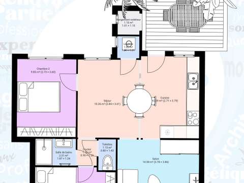 Vente maison 3 pièces