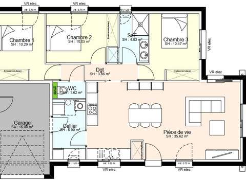 Vente maison 4 pièces