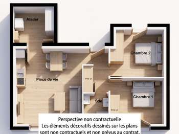 Vente maison 3 pièces Sainte-Sève 29