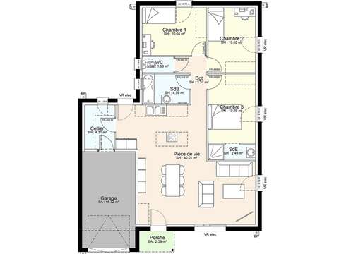 Vente maison 5 pièces