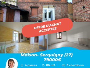 Vente Maison 3 chambresSerquigny