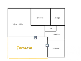 Vente maison 3 pièces