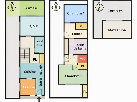 Vente maison 4 pièces Vente maison 4 pièces