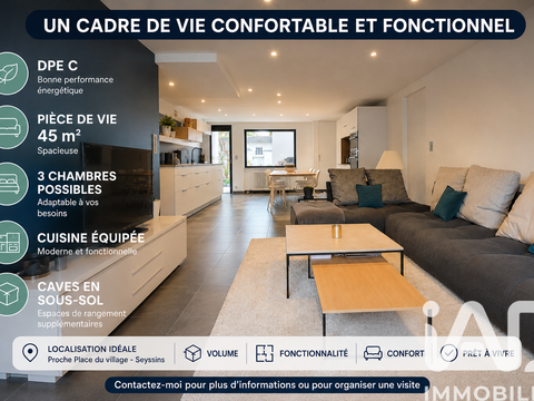 Vente maison 4 pièces Seyssins 38