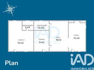 Vente maison 3 pièces