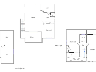 Vente maison 4 pièces