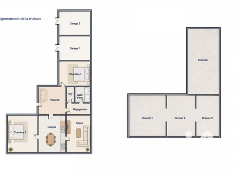 Vente maison 4 pièces