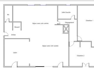 Vente maison 3 pièces