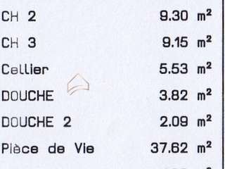 Vente maison 4 pièces