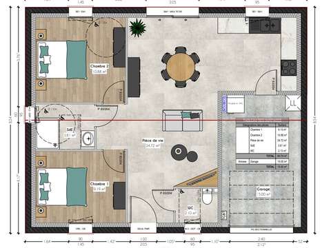 Vente maison 3 pièces Vente maison 3 pièces