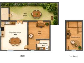 Vente maison 2 pièces
