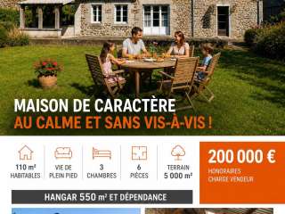 Vente maison 6 pièces