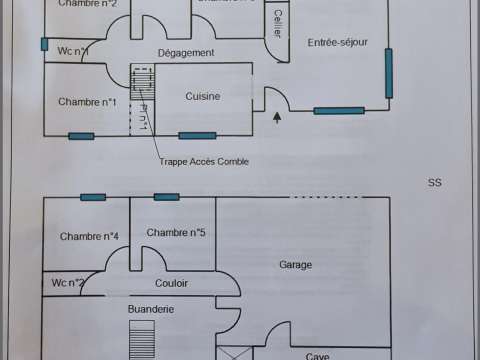 Vente maison 7 pièces