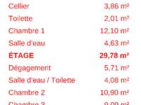 Vente maison 4 pièces