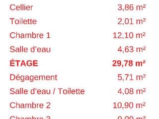 Vente maison 4 pièces
