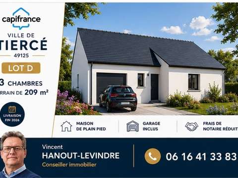 Vente maison 5 pièces Tiercé 49