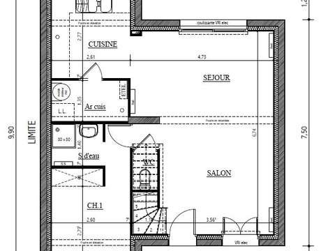 Vente maison 5 pièces