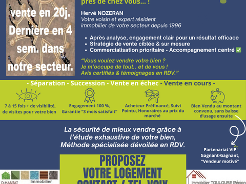 Vente maison 6 pièces Toulouse 31