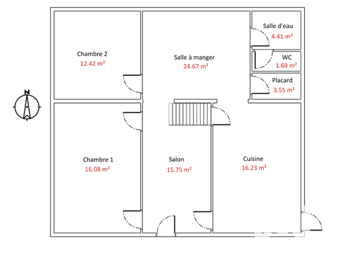 Vente maison 6 pièces