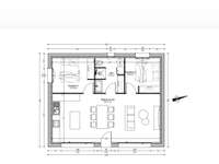 Vente maison 3 pièces