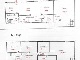 Vente maison 7 pièces