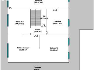 Vente maison 15 pièces