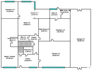 Vente maison 15 pièces