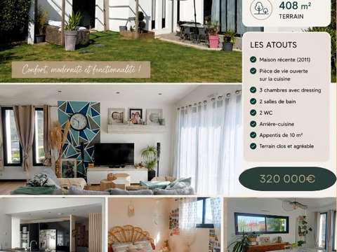 Vente maison 5 pièces Vente maison 5 pièces