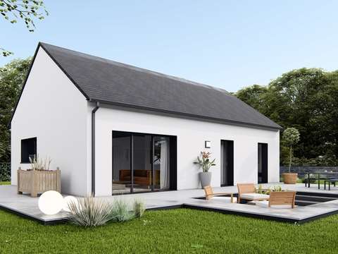 Vente maison 4 pièces Troguéry 22