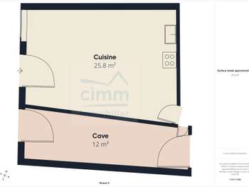 Vente maison 3 pièces