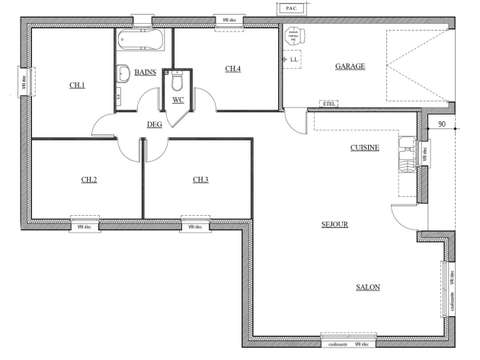 Vente maison 4 pièces Vente maison 4 pièces