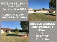 Vente maison 6 pièces Vente maison 6 pièces