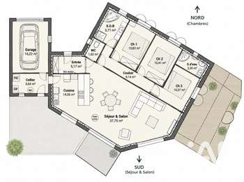 Vente maison 4 pièces