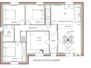 Vente maison 5 pièces Vente maison 5 pièces