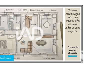 Vente maison 8 pièces