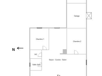 Vente maison 3 pièces