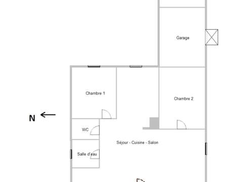 Vente maison 3 pièces