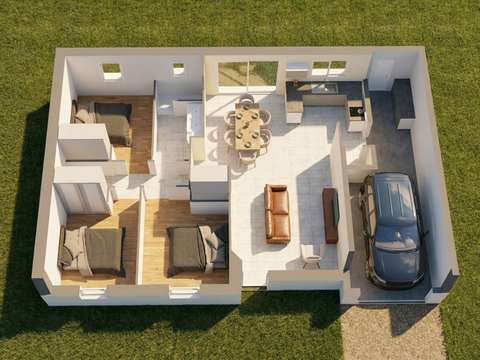 Vente maison 4 pièces