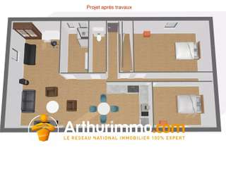 Vente maison 4 pièces