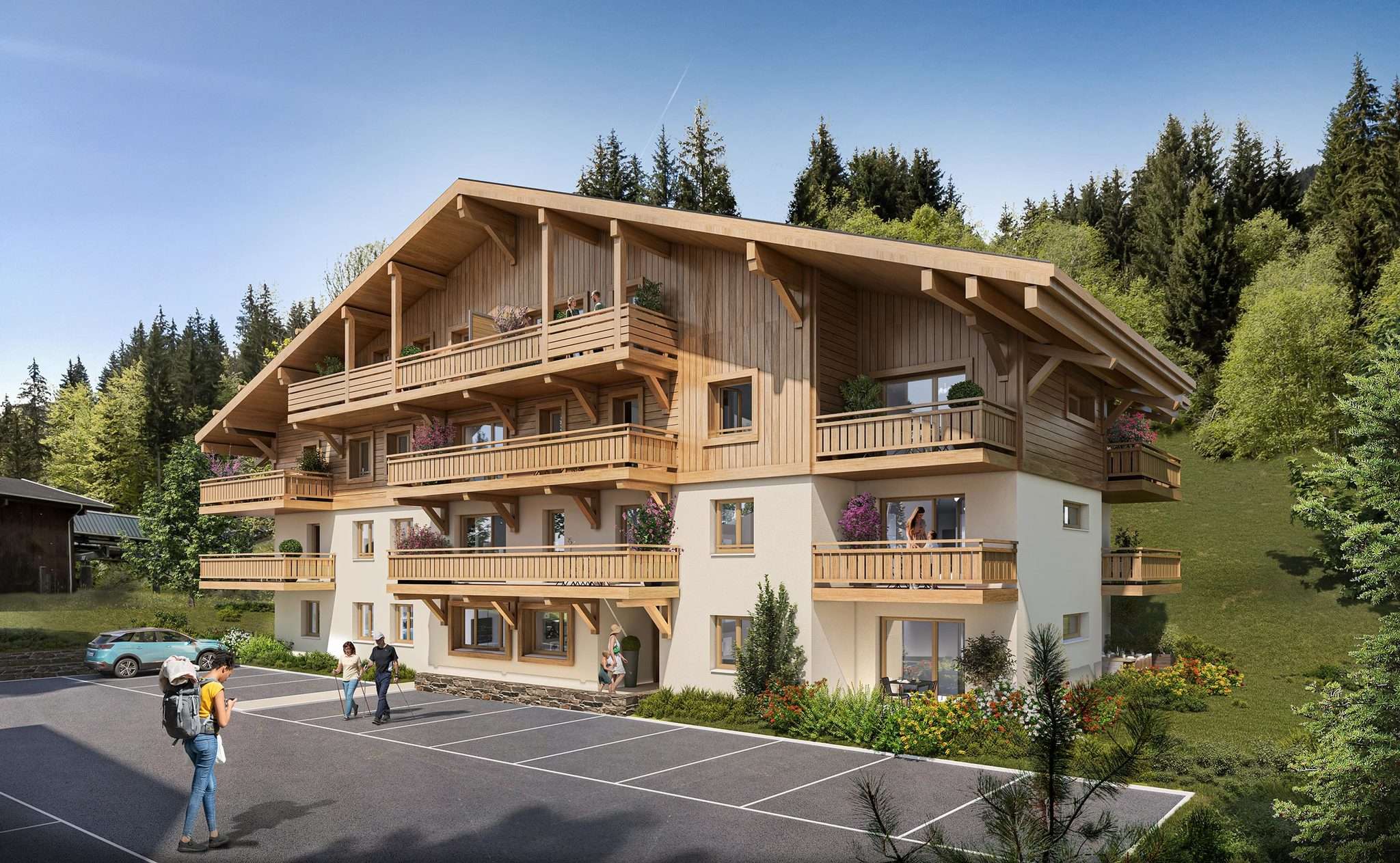 Les Chalets des Cimes : Immobilier neuf Abondance - Appartement neuf