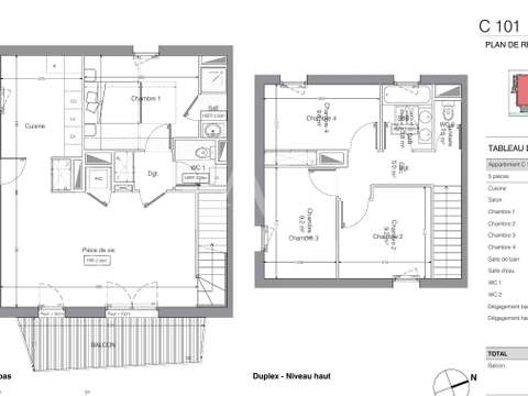 Programme Neuf 5 pièces